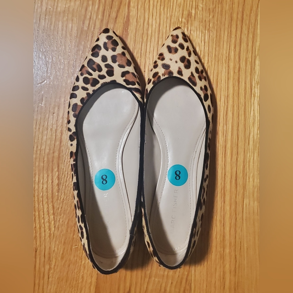 Marc Fisher Leopard Animal Print SZ 8M Shoes